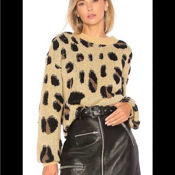 House of Harlow 1960 Sweaters - Revolve Leopard Print Sweater